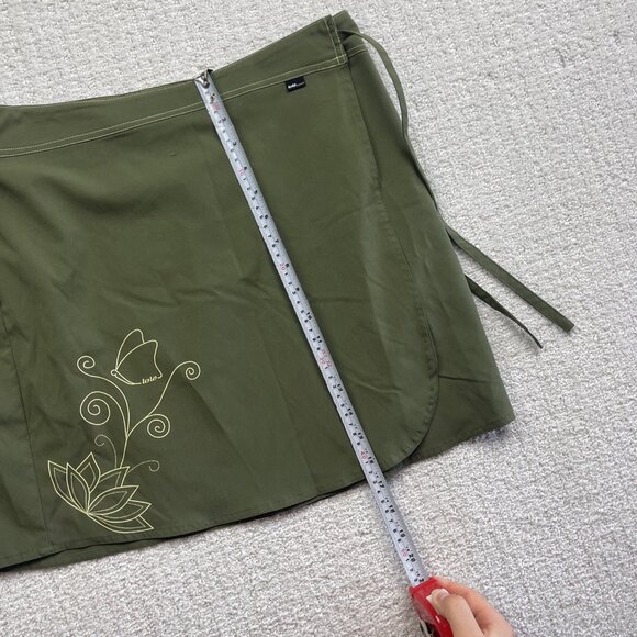 LOLE Sports Skirt Nylon Quick Dry / Water resistant Sz 10 Green Floral AOP - Picture 10 of 12